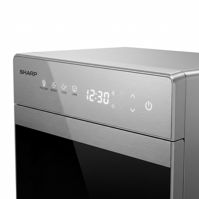 Sharp SMC0762KSC Four à micro-ondes de comptoir – 0,7 pi³ 700W Acier inoxydable - Image 4
