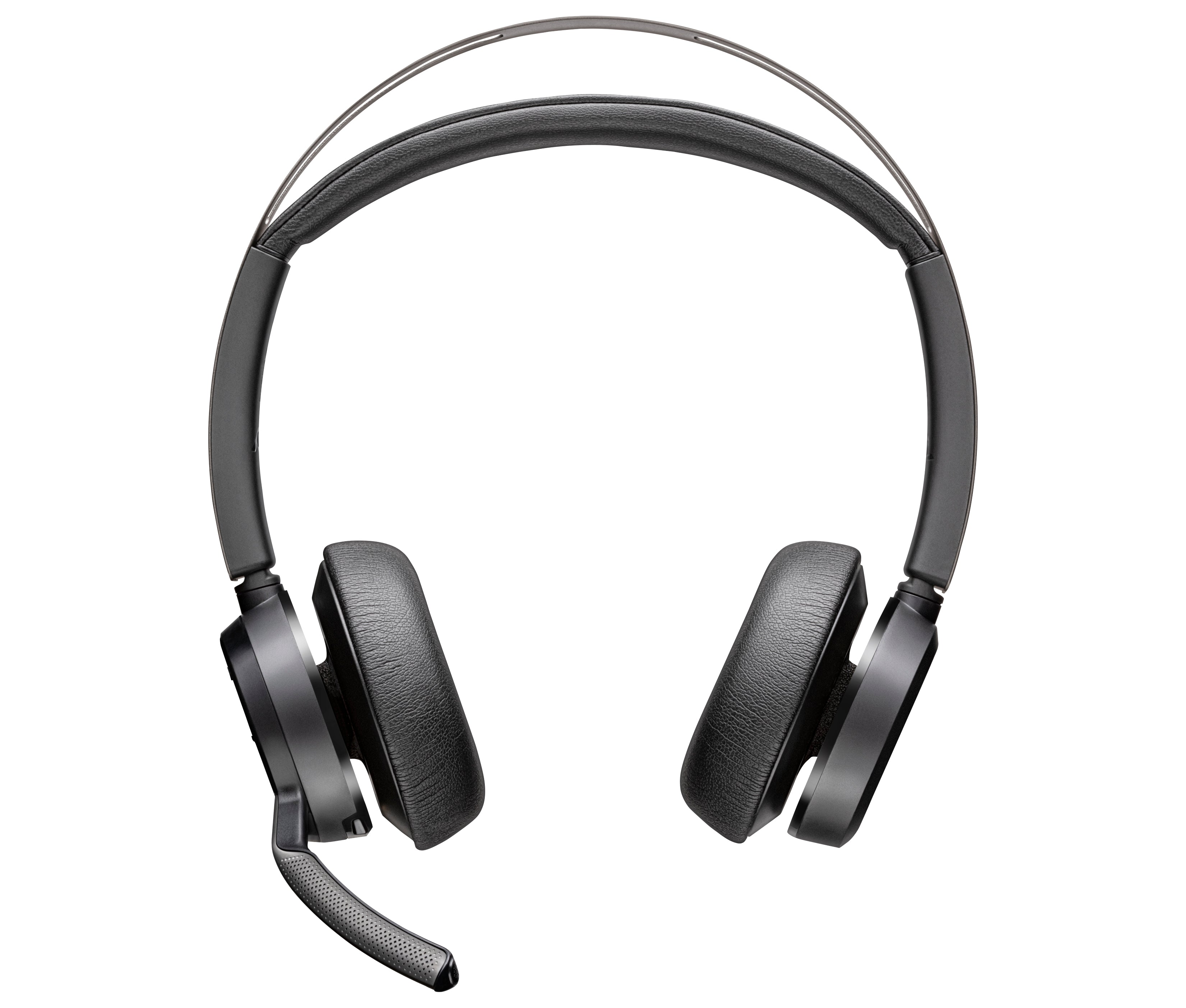 Poly Voyager Focus 2 USB-C-C Headset +USB-C/A Adapter +Charging Stand Sans fil Arceau Business/Everyday Bluetooth Socle de chargement Noir - Image 1