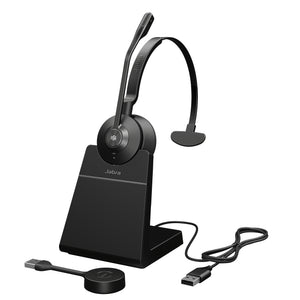 Jabra Engage 55 Casque Sans fil Arceau Bureau/Centre d'appels Micro-USB Socle de chargement Noir - Image 1
