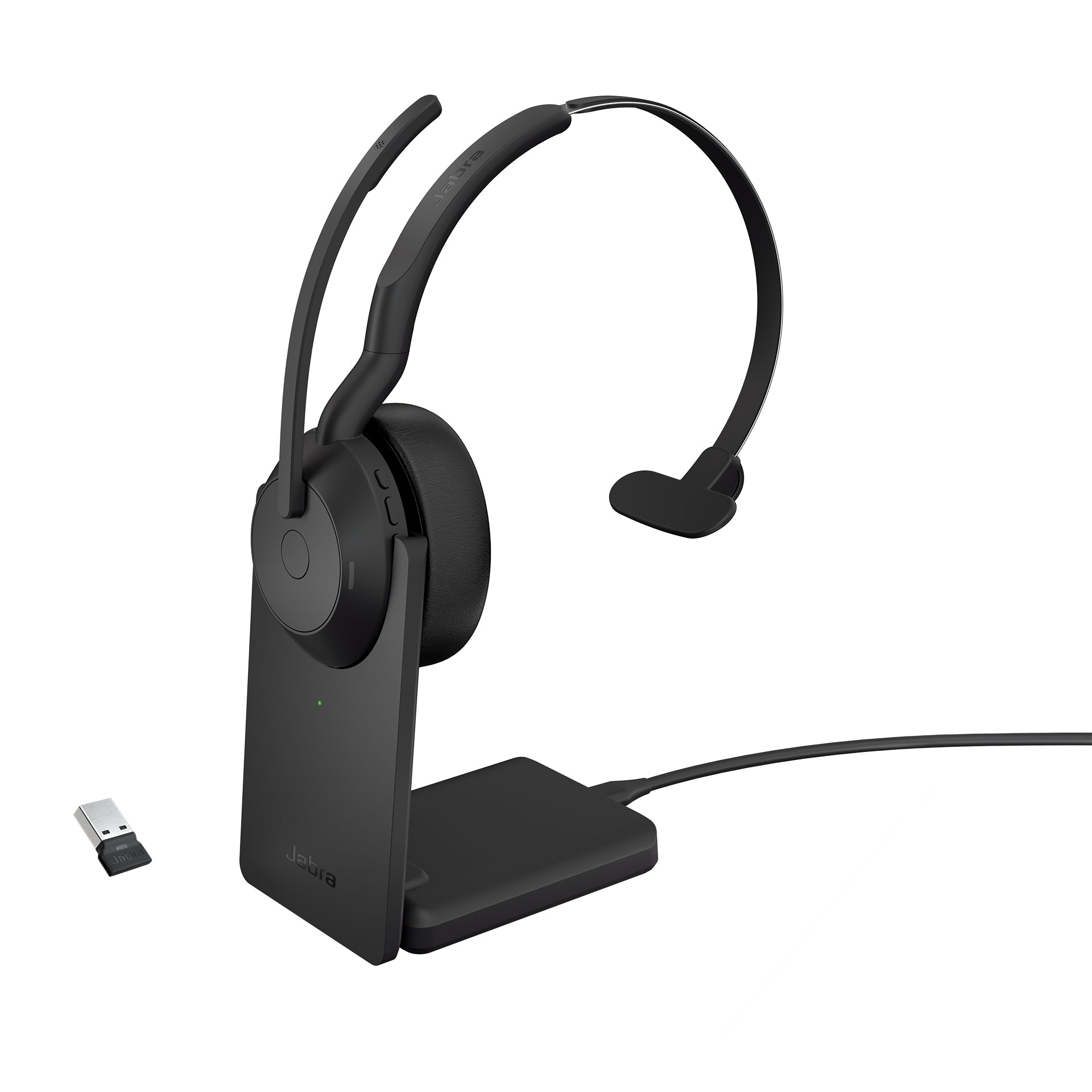 Jabra Evolve2 55 Casque Avec fil &sans fil Arceau Bureau/Centre d'appels Bluetooth Socle de chargement Noir - Image 1