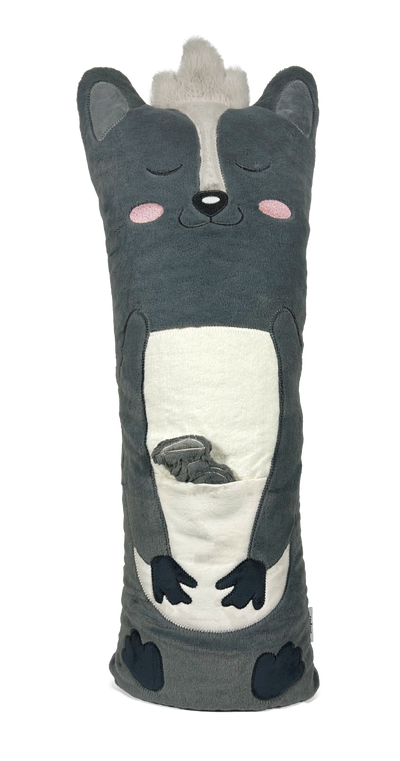 manimo® sleepies™ – Pétunia la Mouffette : Peluche Sensorielle Lestée & Aide au Sommeil (1,3 kg)