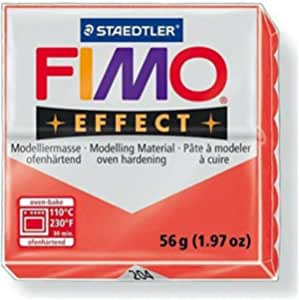 Pâte à modeler Fimo Effet Rouge 57g (2 oz)