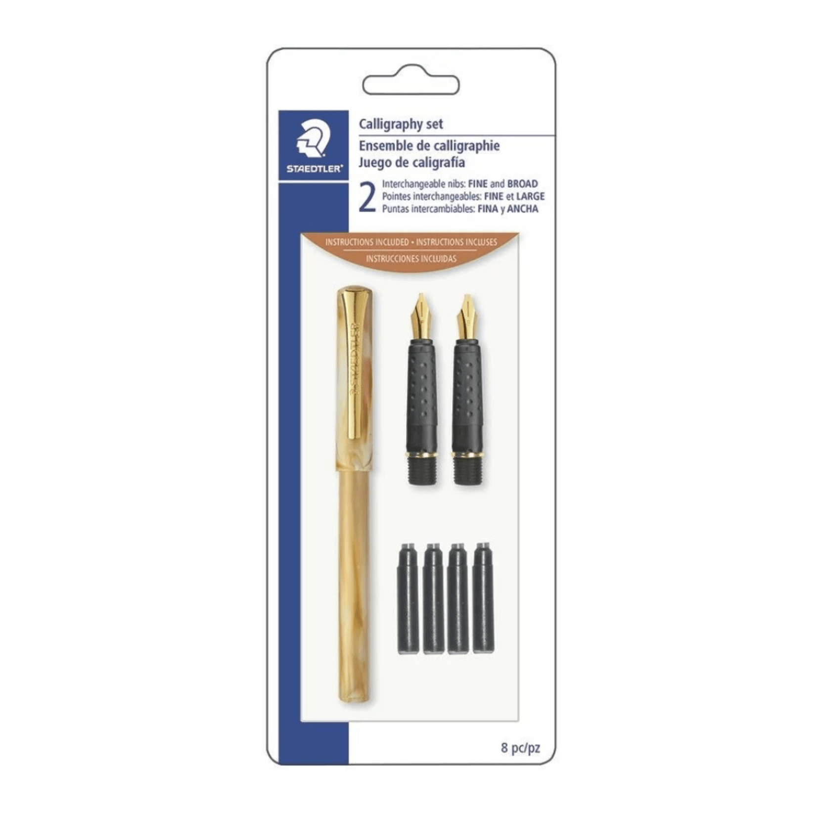 Kit de calligraphie 2 plumes BK