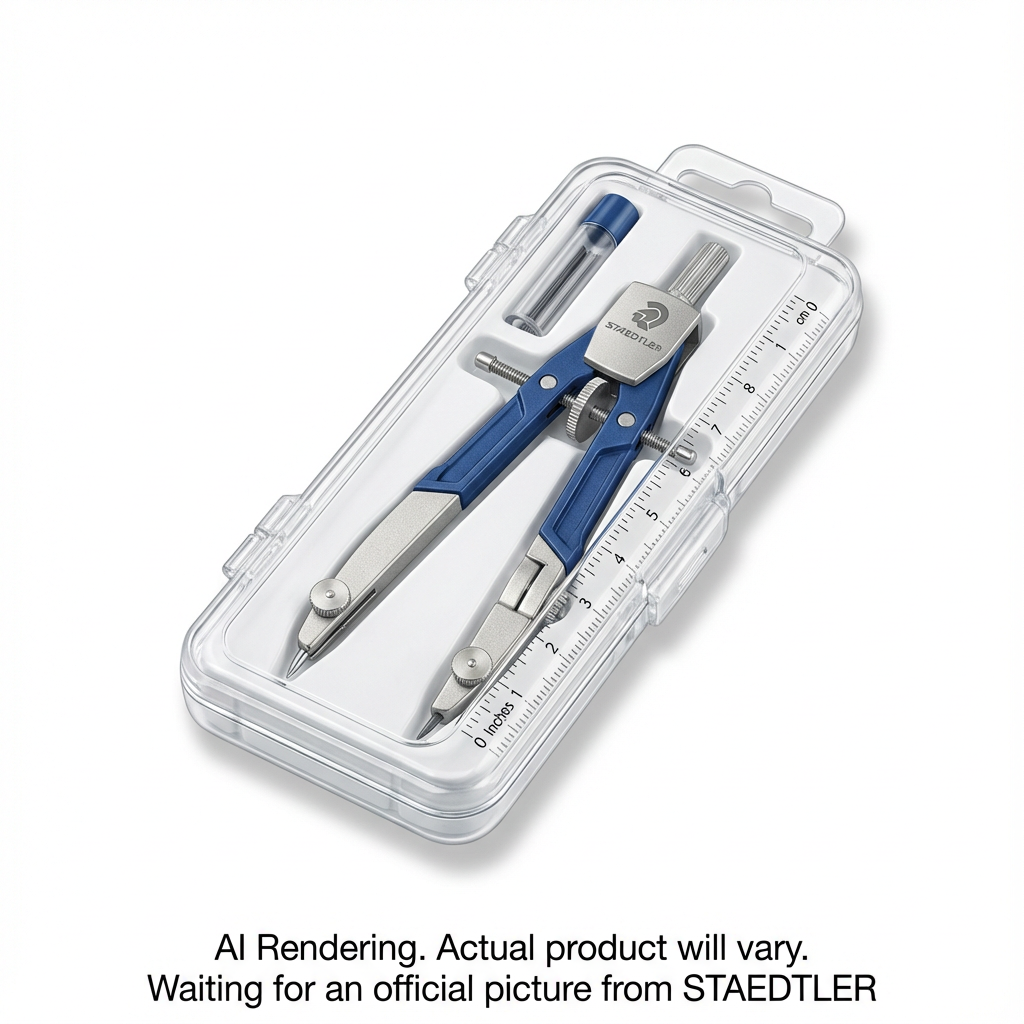 Ensemble de compas en métal