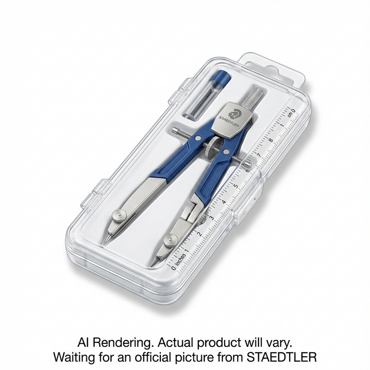 Ensemble de compas en métal