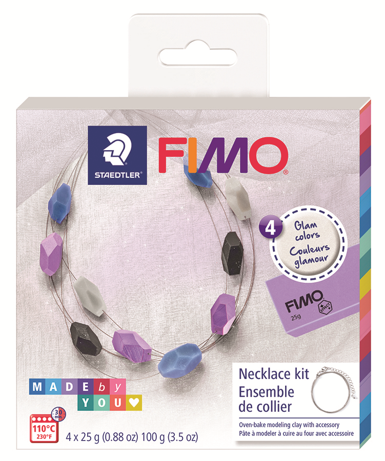 Kit Pâte à Modeler Fimo Collier DIY