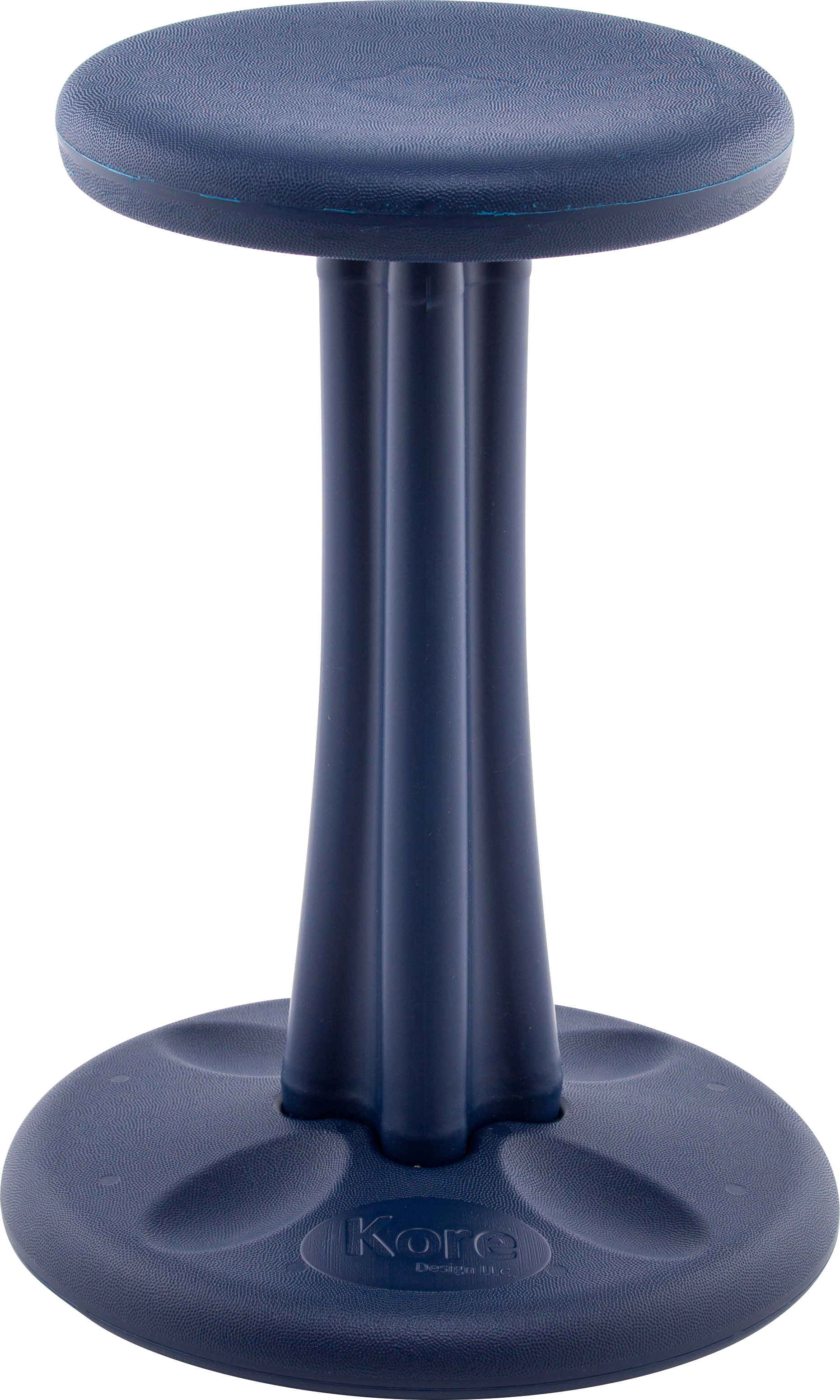 Tabouret oscillant Kore 47 cm, Bleu foncé