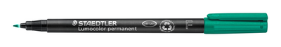 318-5 STAEDTLER-Mars Limited MARQUEUR LUMO.POINTE FINE PERMANENT VERT