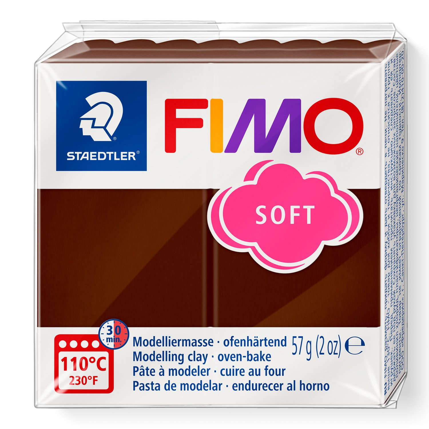 Pâte à modeler Fimo Soft Chocolat 57g (2 oz)