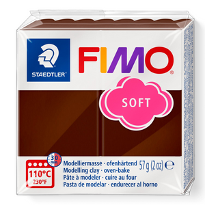 Pâte à modeler Fimo Soft Chocolat 57g (2 oz)