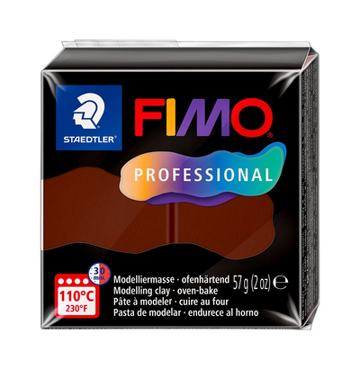 Pâte à modeler Fimo Professional Chocolat 57g (2 oz)