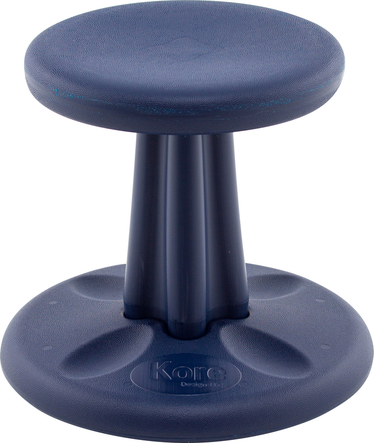 Kore Tabouret oscillant 30 cm, Bleu foncé