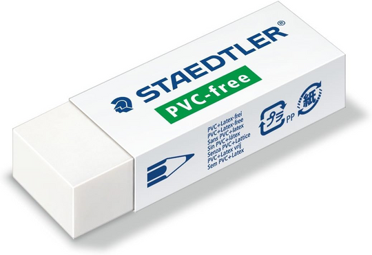 STAEDTLER (replaces 526-B20-02) -Mars Limited RASOPLAST WHITE ERASER (525-B20)