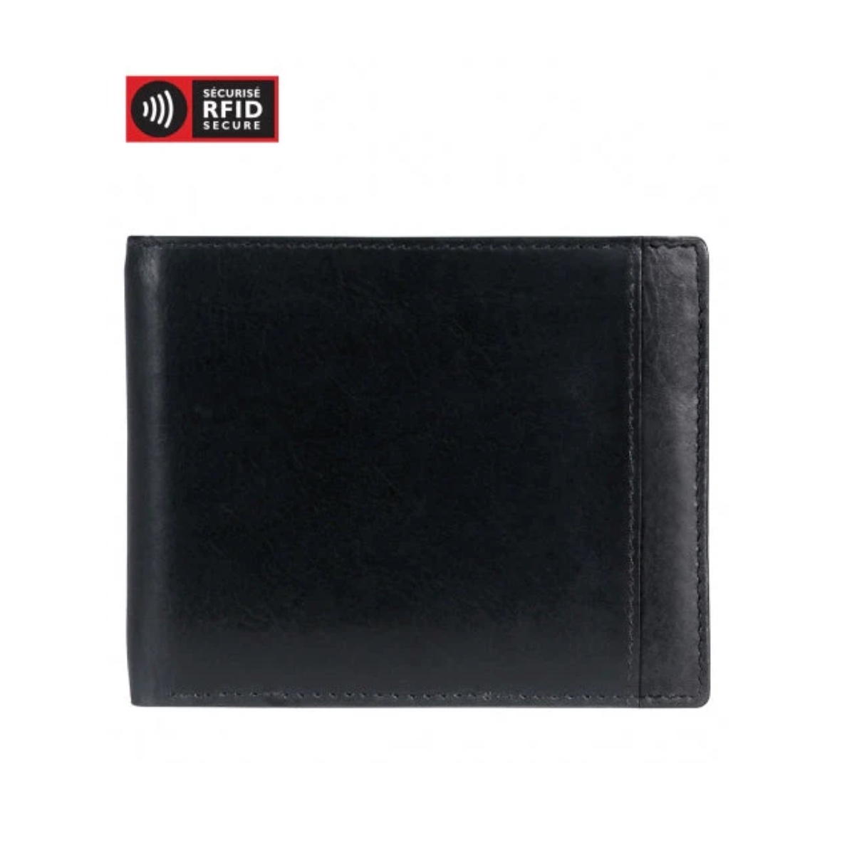 Portefeuille Casablanca pour hommes avec porte-cartes amovible noir