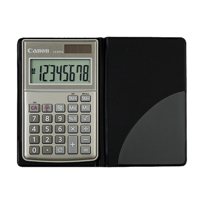 1076B002 Canon LS-63TG Argent affichage à 8 chiffres