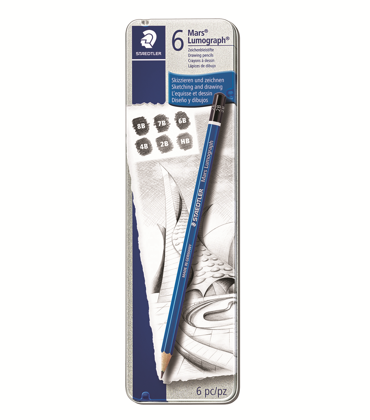 100-G6-12 STAEDTLER-Mars CRAYON LUMOGRAPH Édition Limitée