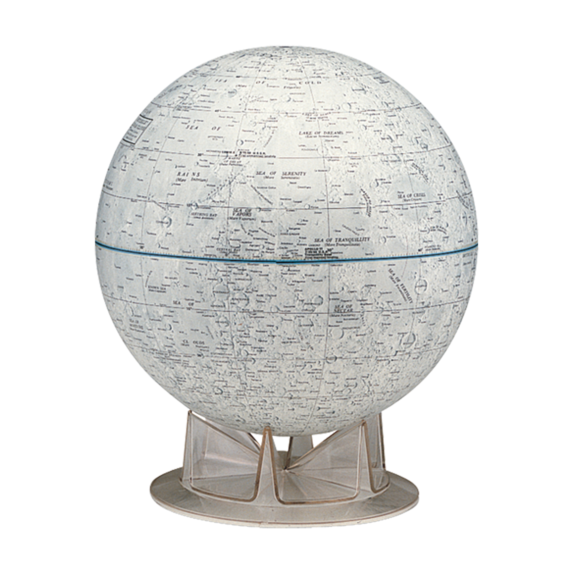 Globe de Bureau Lune de 12 po / 30 cm de Diamètre (Anglais)