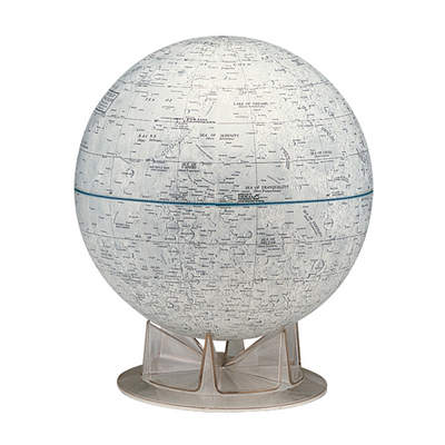 Globe de Bureau Lune de 12 po / 30 cm de Diamètre (Anglais)