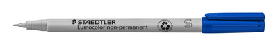 311-3 STAEDTLER-Mars Marqueur Lumocolor Permanent Pointe Extra Fine Bleu Limité