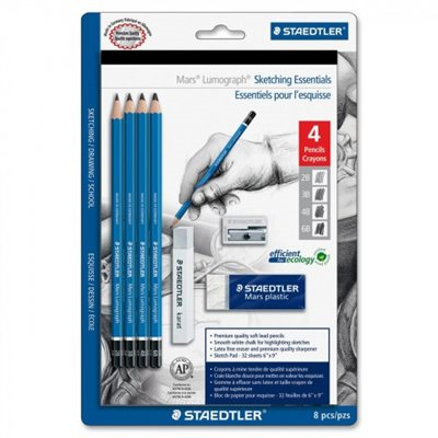 100-BK8-02NA STAEDTLER-Mars Lumograph Essentiels de Croquis - Édition Limitée