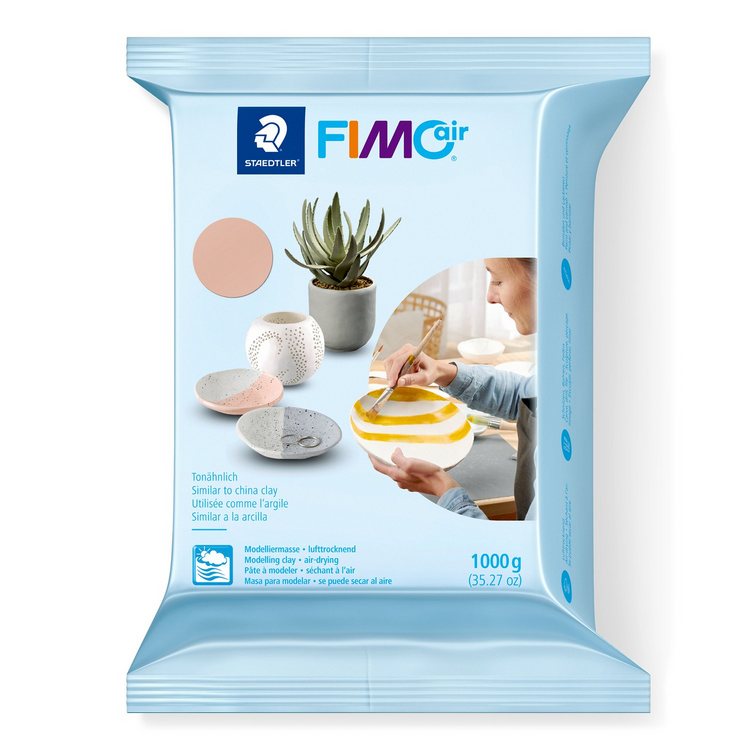 Pâte à modeler Fimoair 1kg Rose pâle