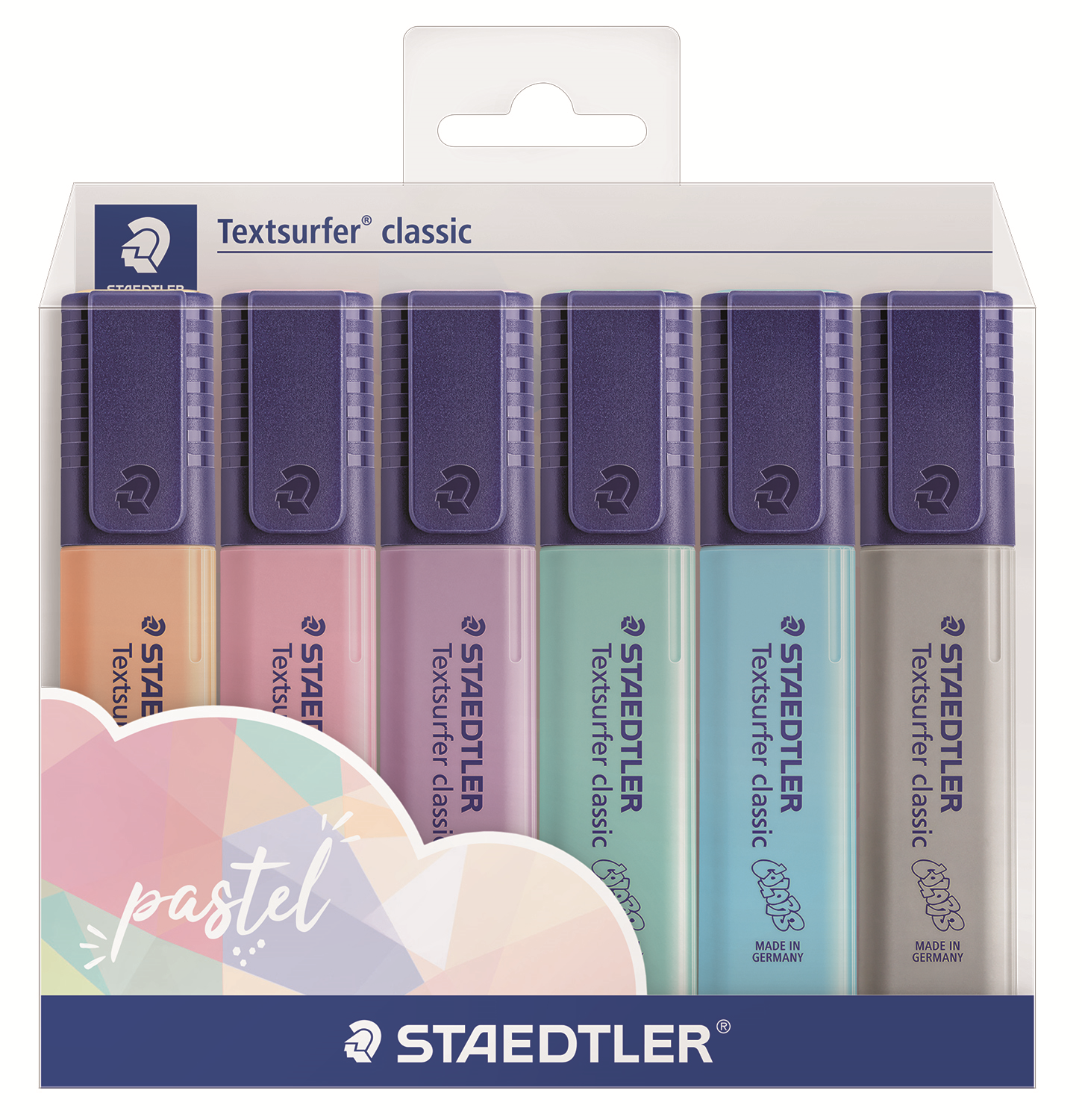 364-CWP6PA STAEDTLER-Mars Limited SURLIGNEURS TEXTSURFER PASTEL ASSORTIS