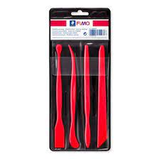 Kit d'outils de modelage en plastique Fimo - 4 outils différents