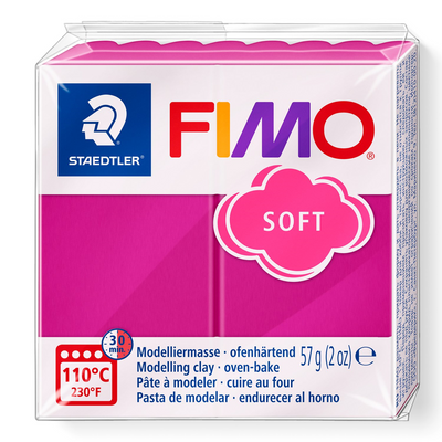 Pâte à modeler Fimo Soft Framboise 57g (2 oz)