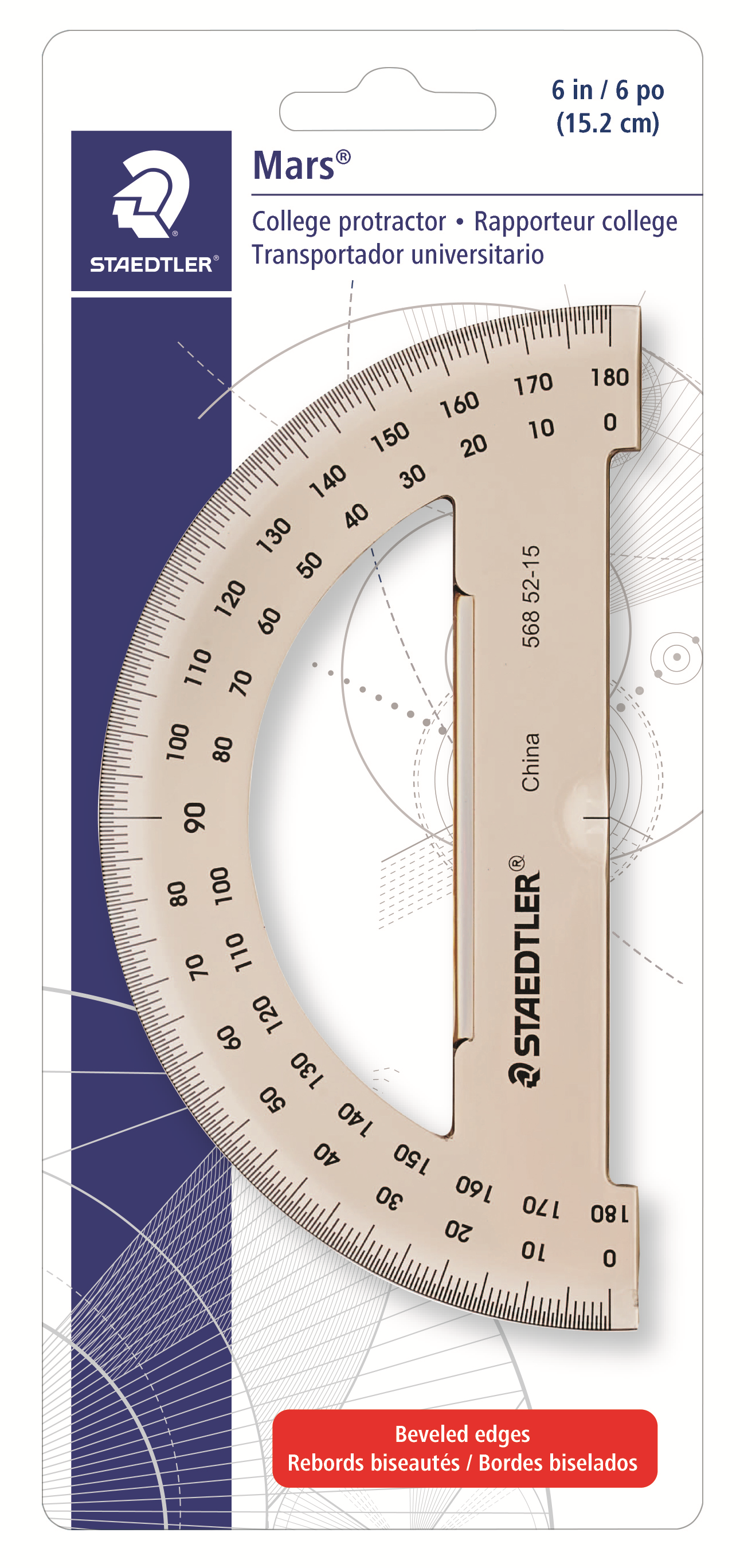 56852-15BK02 STAEDTLER-Mars Limited RAPPORTEUR 180° 6 po