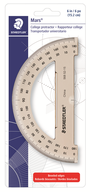 56852-15BK02 STAEDTLER-Mars Limited RAPPORTEUR 180° 6 po