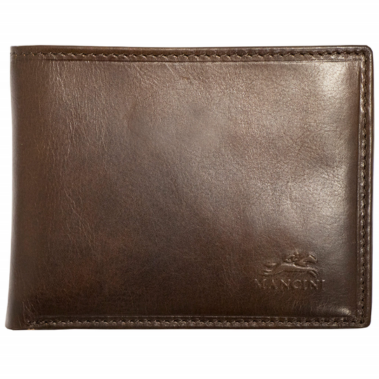 MANCINI Men’s RFID Secure Wallet with Removable Passcase and Coin Pocket (Brown) (18-164-BROWN)