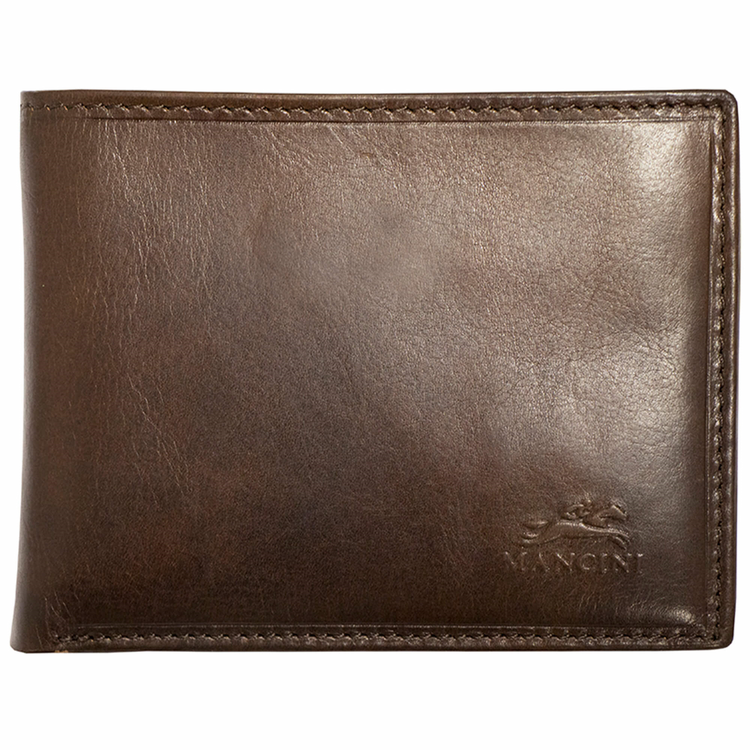 Portefeuille Homme Sécurisé RFID avec Porte-cartes Amovible et Poche Monnaie (Marron)