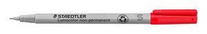 311-2 STAEDTLER-Mars Limited LUMO Marqueur Permanent Rouge Pointe Extra Fine