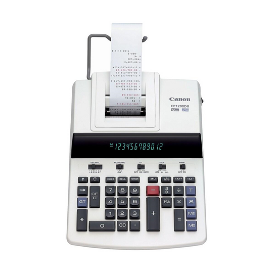 9932B002 Canon CP-1200DII Silver 12-digit Printing Calculato