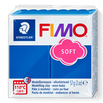 Pâte à modeler Fimo Soft Bleu Pacifique 57g (2 oz)