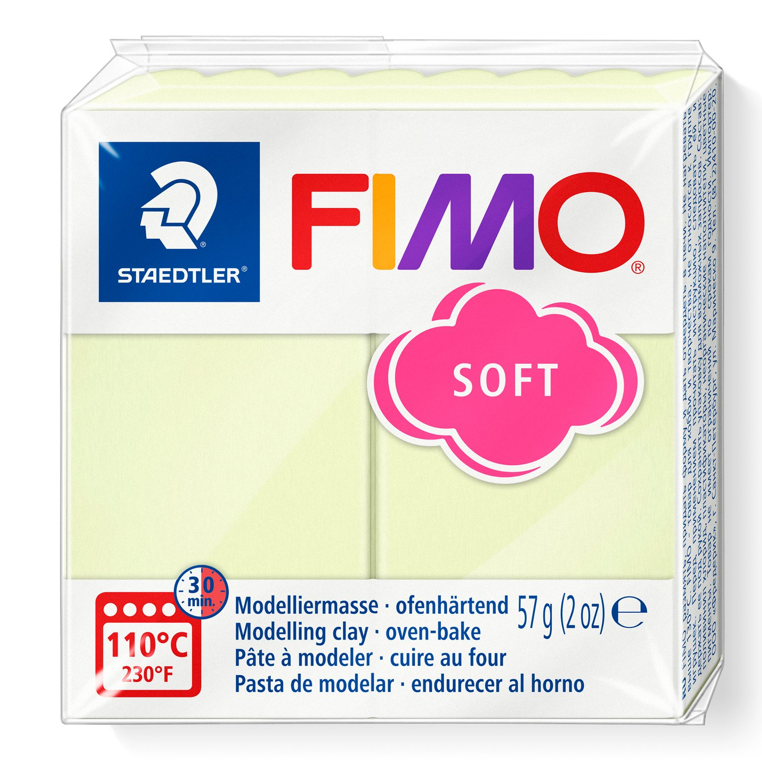 Pâte à modeler Fimo Soft Vanille 57g (2 oz)
