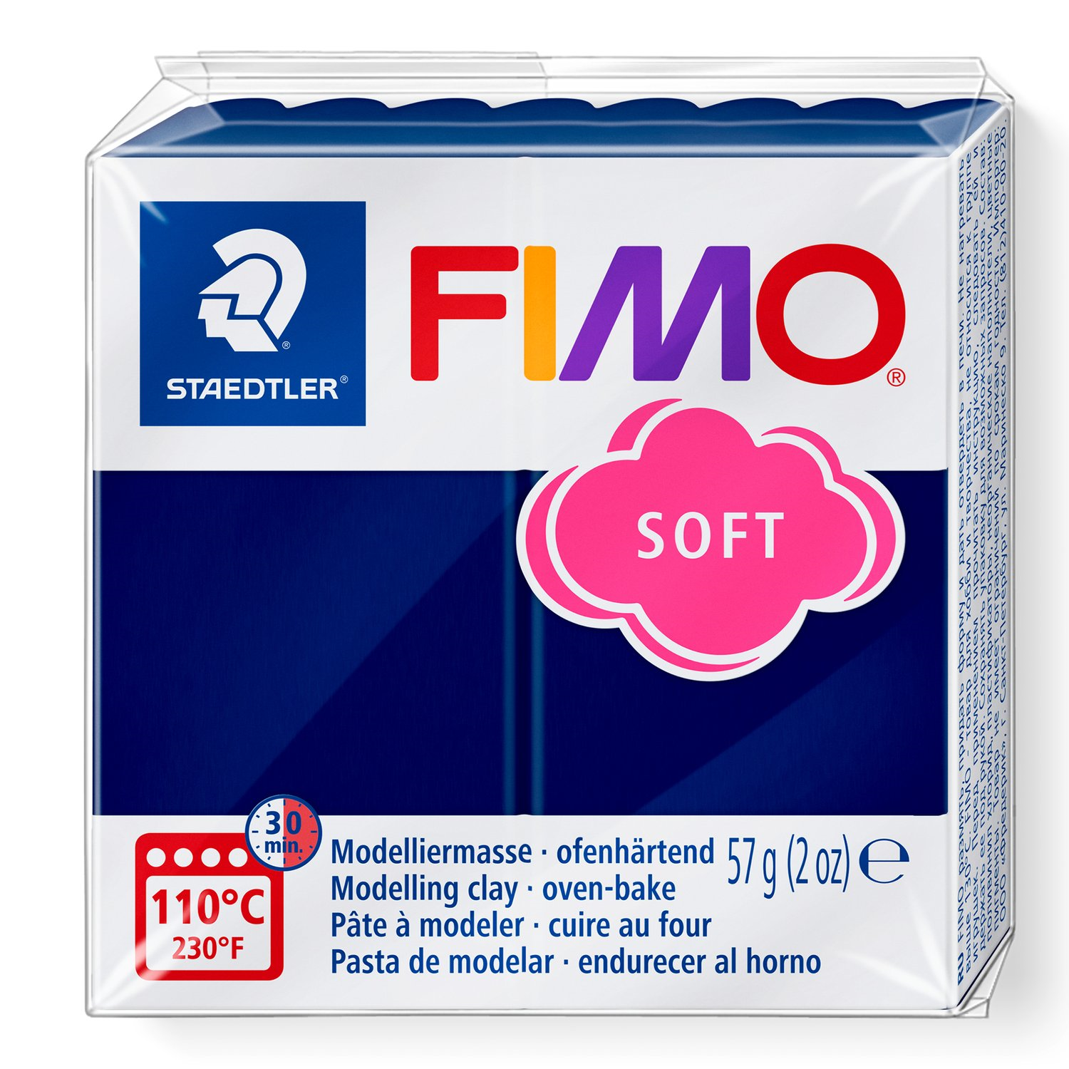 Pâte à modeler Fimo Soft Bleu Windsor 57g (2 oz)