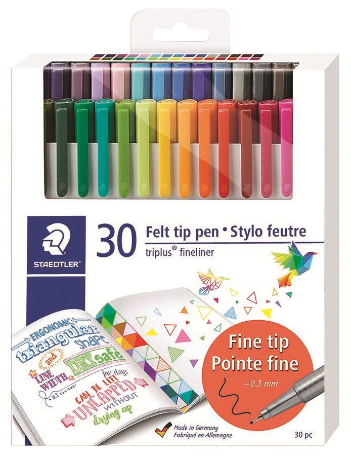 Fineliner triplus 30 pièces