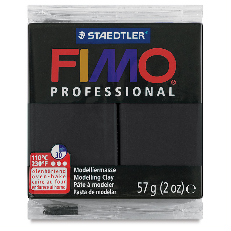 Pâte à modeler Fimo Professional Noir 57g (2 oz)