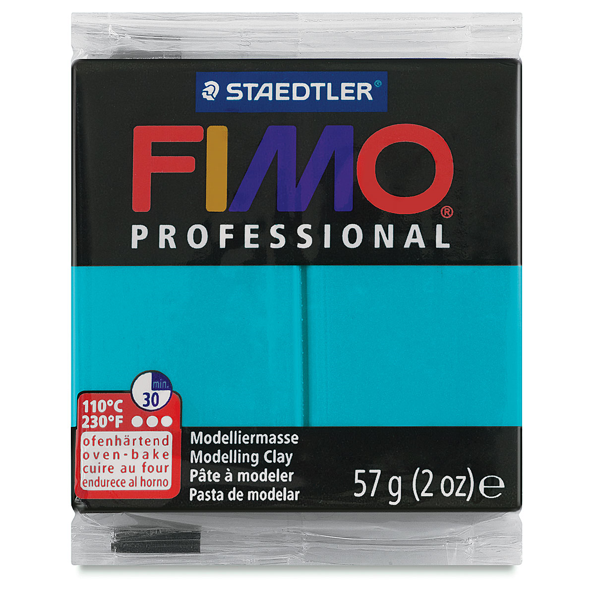 Pâte à modeler Fimo Professional Turquoise 57g (2 oz)