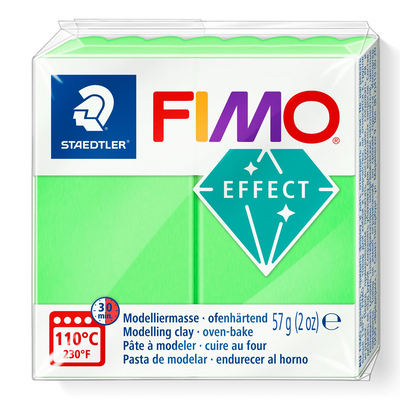 Pâte à Modeler Fimo Effect Vert Néon 57g (2 oz)