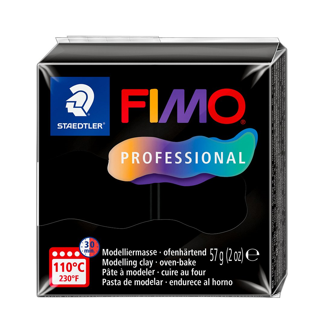 Pâte à modeler Fimo Professional Noir 57g (2 oz)
