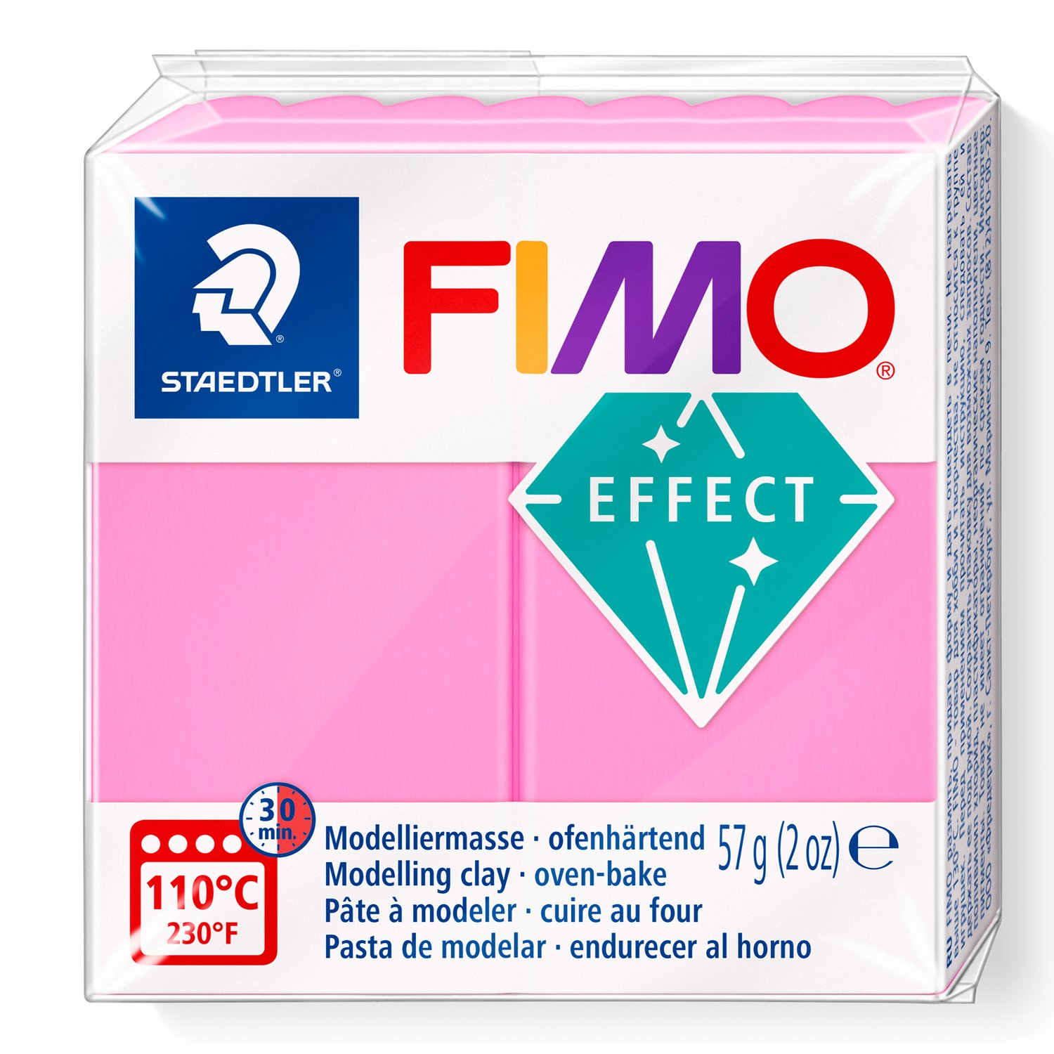 Pâte à modeler Fimo Effect Néon Fuchsia 57g (2 oz)