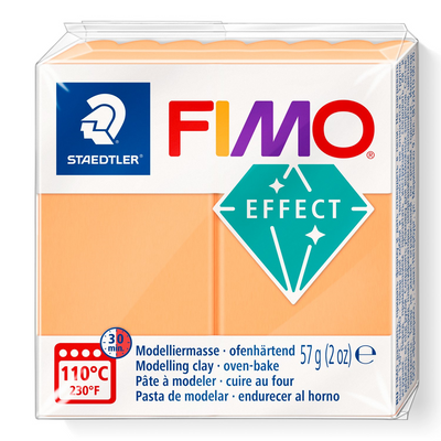 Pâte à modeler Fimo Effect Orange Fluo 57g (2 oz)