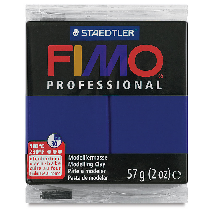 Pâte à modeler Fimo Professional Bleu Marine 57g (2 oz)