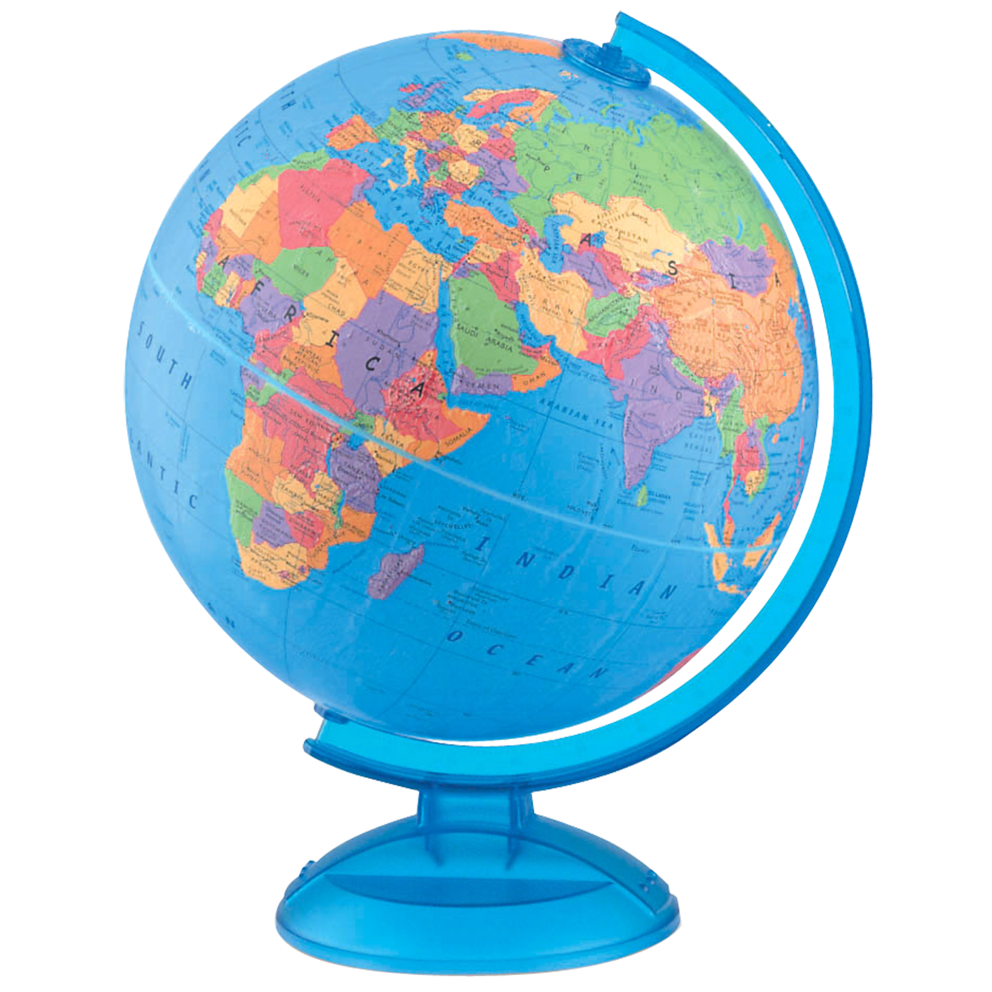 Adventurer Globe de Bureau Océan Bleu Diamètre 12"/30 cm (en français)
