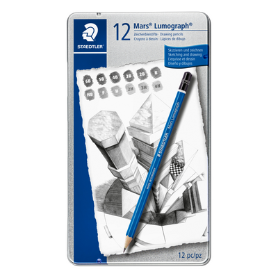 100-G12-12 STAEDTLER-Mars Coffret de crayons LUMOGRAPH Édition Limitée