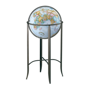 Trafalgar Globe des Fonds Marins Bleus, Diamètre 16"/40,5 cm (en français)