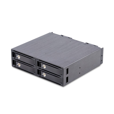 StarTech.com 4U2525-SAS-BACKPLANE Obturateur de baie de lecteur 13,3 cm (5.25") Plateau de stockage de disques Noir - Image 1