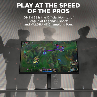 HP OMEN 24.5inch FHD 360Hz Gaming Monitor - OMEN 25 écran plat de PC 62,2 cm (24.5") 1920 x 1080 pixels Full HD LCD - Image 11
